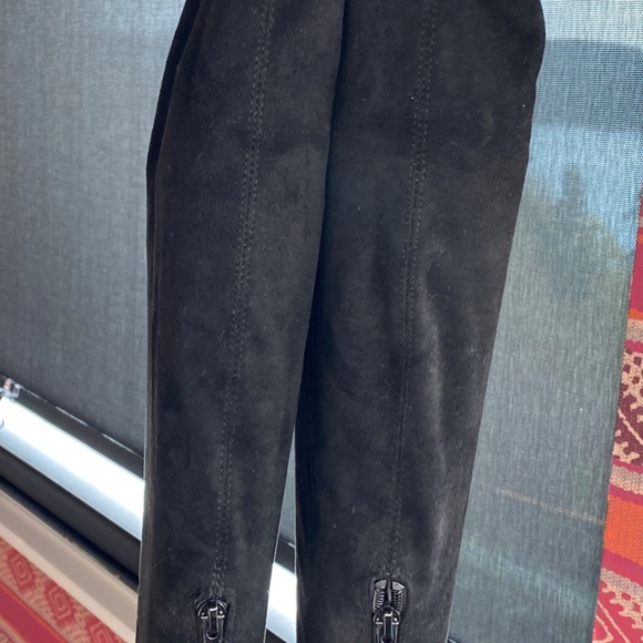 Steve Madden Gabbie Thigh High Over-Knee Boots Black Microsuede 8.5 - Picture 8 of 12